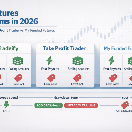 Best Futures Prop Firms in 2026 – Tradeify, Take Profit Trader, My Funded Futures.