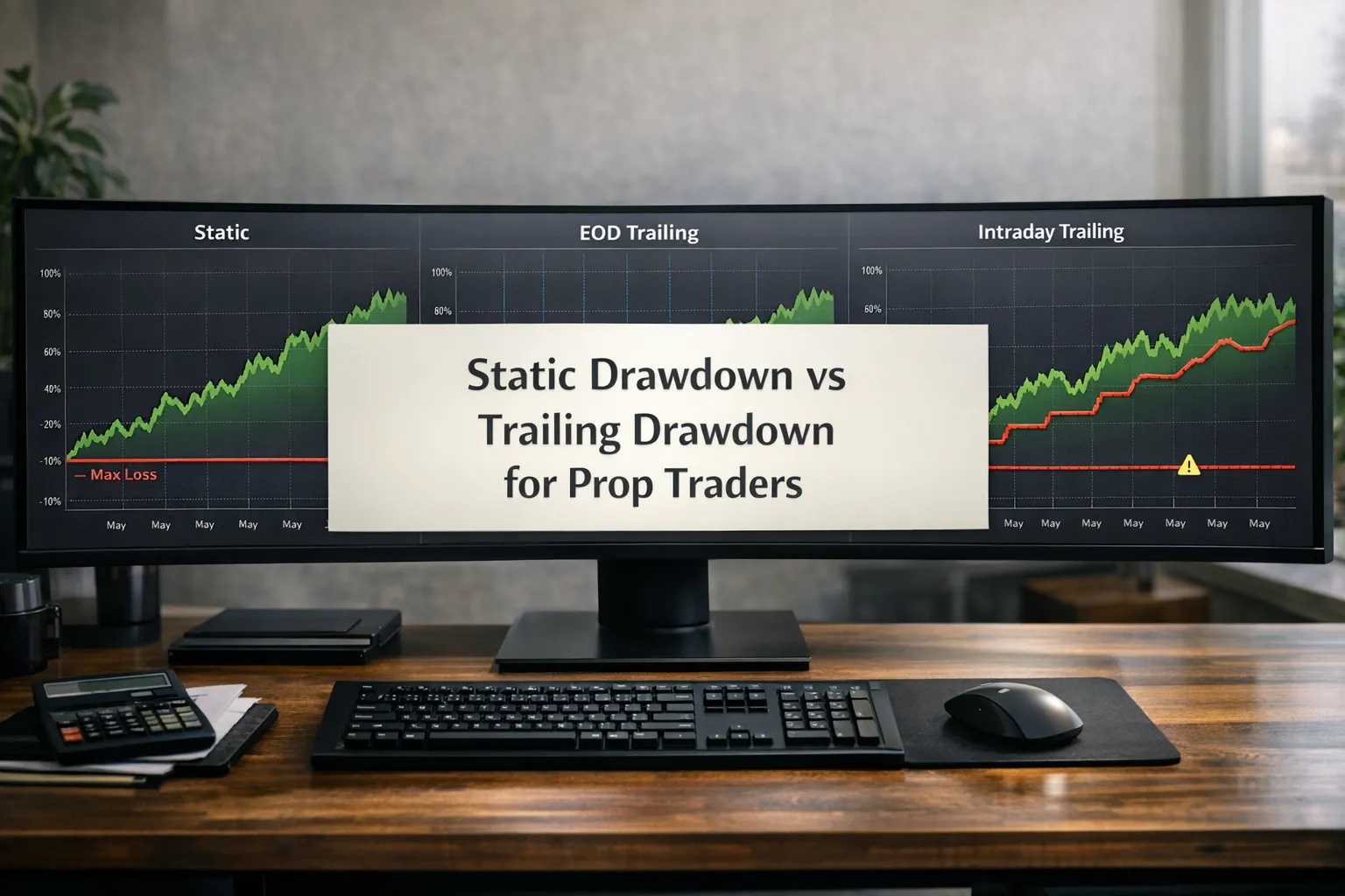 Static Drawdown vs Trailing Drawdown for Prop Traders
