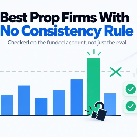 Best Prop Firms With No Consistency Rule in 2026 (Funded, Not Just Eval)