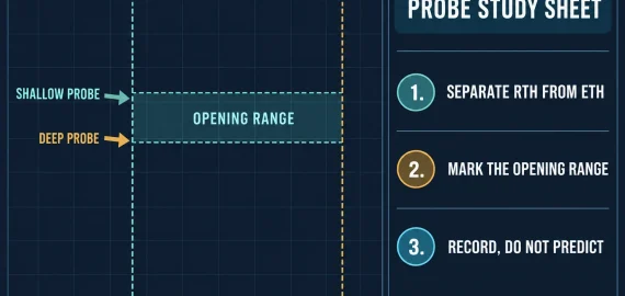 ICT Part 2: How to Probe Low Probability RTH Opening Ranges (07/14/2026)