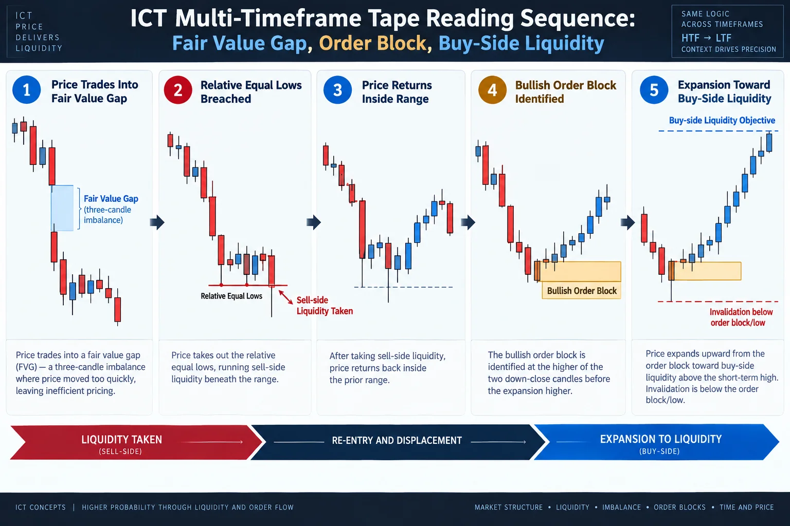 ICT tape-reading sequence diagram