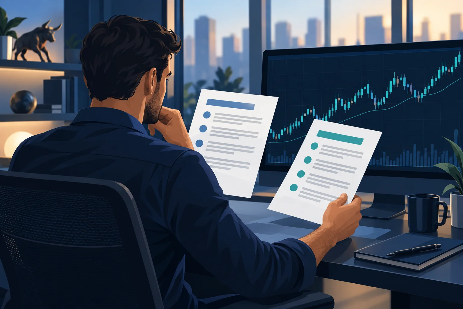 Bulenox alternatives compared using two payout-rule sheets and a futures chart