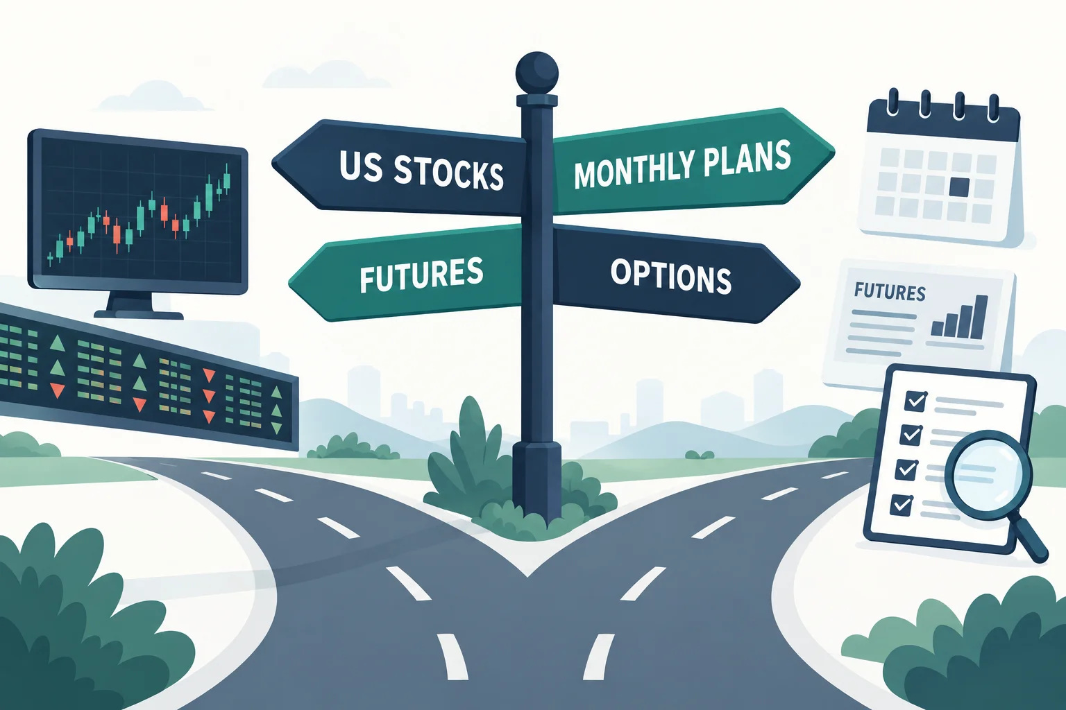 Trade The Pool alternatives grouped into US stocks, monthly plans, futures and options routes