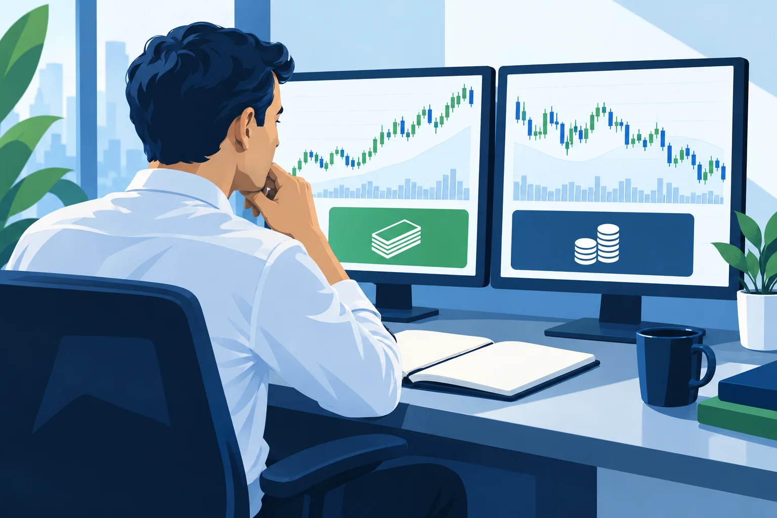 UProfit alternatives compared by funded payout conditions at a futures trading desk